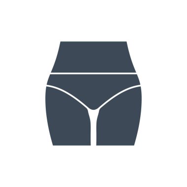Katı vektör simge kadın külot