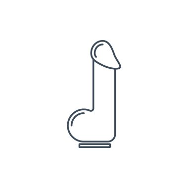 The linear vector icon Dildo