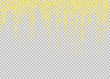 Düşen parlayan top şeffaf ışık efekti