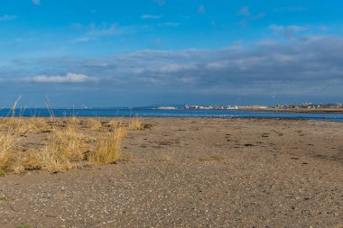 Ayr sands ve sahil şeridi.