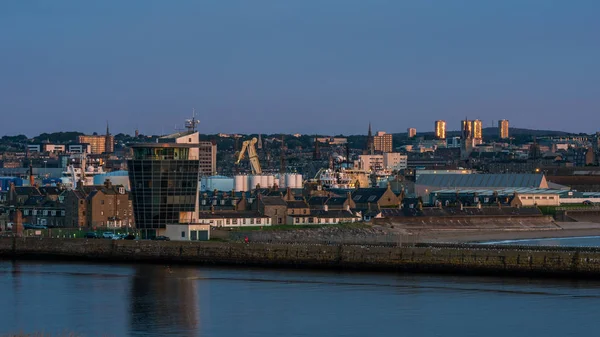 Aberdeen şehri ve Kulesi — Stok fotoğraf