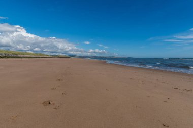 Montrose plajda ayak sesleri.