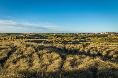 Cruden Bay tepeleri.