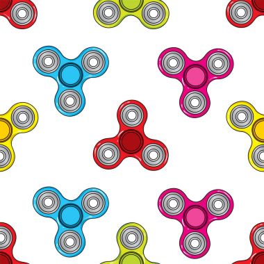 Güzel bir spinner. Vektör çizim için bir kartpostal veya poster, giysiler için yazdırma. 