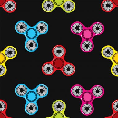 Güzel bir spinner. Vektör çizim için bir kartpostal veya poster, giysiler için yazdırma. 