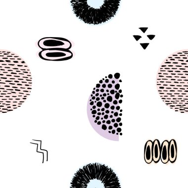 Tekstil ya da baskı ürünler için şık arka plan. Vektör çizim.