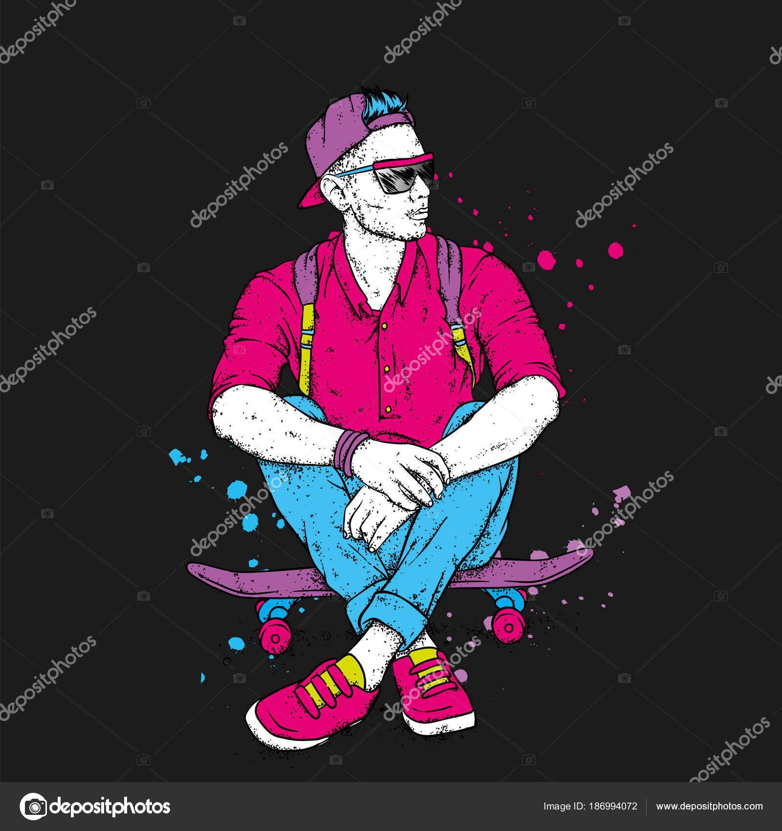 Stylish Skater Jeans Sneakers Skateboard Vector Illustration Postcard Poster Print Stock Vector Image By C Juliagrin Stylish Skater Jeans Sneakers Skateboard Vector Illustration Postcard Poster Print Stock Vector Image By C Juliagrin