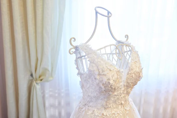 Fashion Store Wedding Dresses Elegant Mannequin — Stock Photo, Image