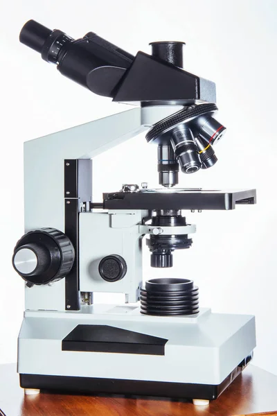 Крупним Планом Мікроскоп Лабораторії — стокове фото