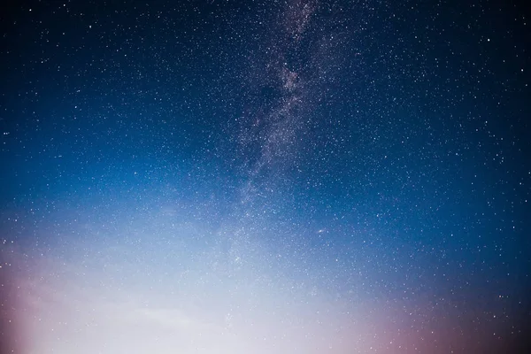 Cielo Nocturno Vibrante Con Estrellas Nebulosas Galaxias Astrofoto Cielo Profundo — Foto de Stock