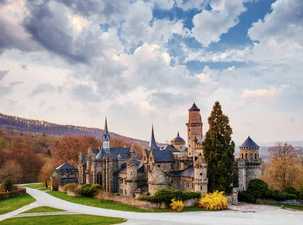 Oud Kasteel Nederland Blauwe Lucht — Stockfoto