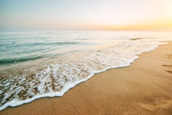 Renkli Günbatımı Denize Güzel Manzara — Stok fotoğraf