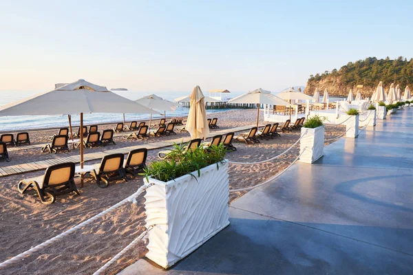 Beautiful Embankment Walking Sport Amara Dolce Vita Luxury Hotel Alanya — Stock Photo, Image