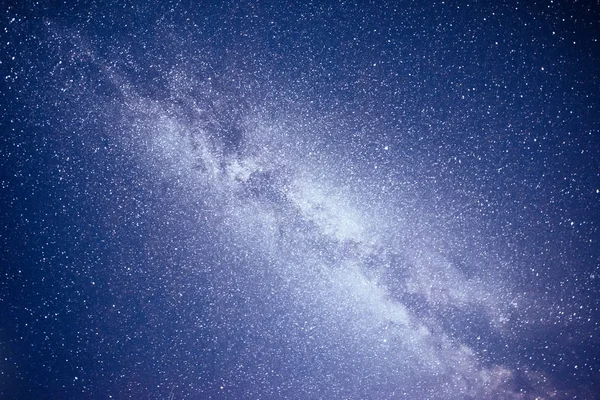 Živé Noční Nebe Hvězdami Mlhovinou Galaxií Hluboká Obloha — Stock fotografie