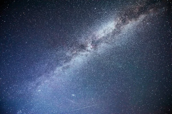 Lebendiger Nachthimmel Mit Sternen Und Nebel Und Galaxie Deep Sky — Stockfoto
