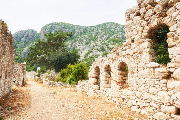 Murallas Ciudad Las Ruinas Troya Turquía — Foto de Stock