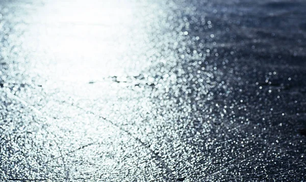 Close Ice Clear Frozen Lake — Stock Photo, Image