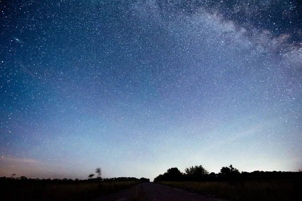 Vibrant Night Sky Stars Nebula Galaxy Deep Sky Astrophoto — Stock Photo, Image