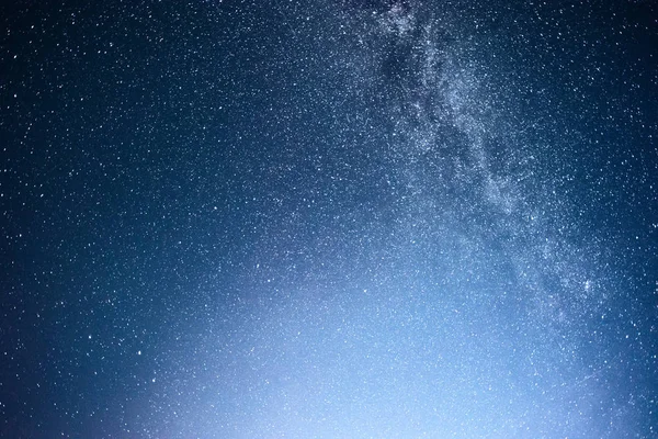 Živé Noční Nebe Hvězdami Mlhovinou Galaxií Hluboká Obloha — Stock fotografie