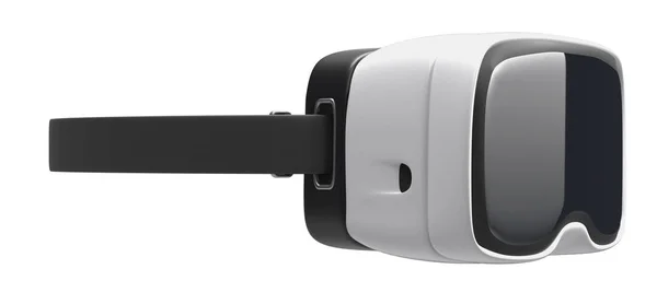 白色背景下隔离的虚拟现实眼镜 — 图库照片