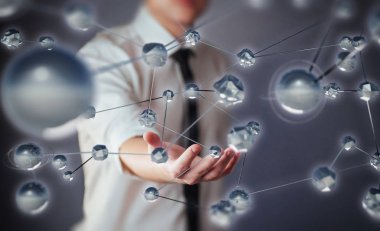 Bilim ve tıpta yenilikçi teknolojiler. Bağlantı teknolojisi. Güvenlik kavramı.