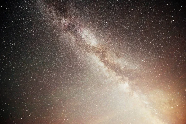 Vibrant Night Sky Stars Nebula Galaxy Deep Sky Astrophoto — Stock Photo, Image