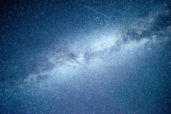 Levendige Nachtelijke Hemel Met Sterren Nevel Sterrenstelsel Diepe Hemel Astrofe — Stockfoto