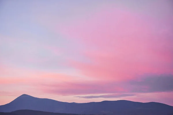 Schilderachtig Uitzicht Bergen Van Zonsopgang Karpaten Oekraïne Het Landschap Van — Stockfoto