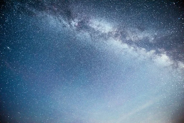 Céu Noturno Vibrante Com Estrelas Nebulosa Galáxia Céu Profundo Astrofoto — Fotografia de Stock