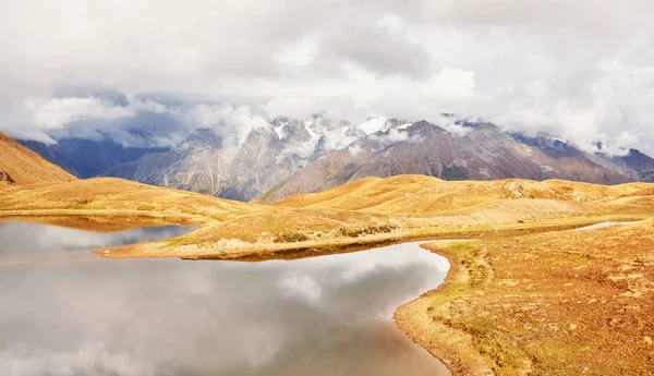 Koruldi山地湖 上斯瓦涅季 格鲁吉亚 欧洲高加索山脉 — 图库照片