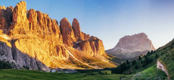Malebná Dolomitářská Krajina Horskou Silnicí Itálie — Stock fotografie