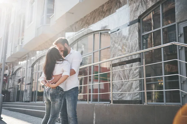 Een Goed Paar Buitenshuis Tijd Doorbrengen Twee — Stockfoto