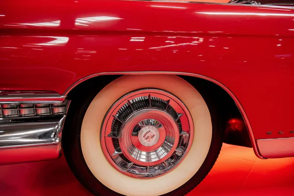 Sinsheim Germany October 2018 Technik Museum Left Creamy Colored Wheel — Stock Photo, Image