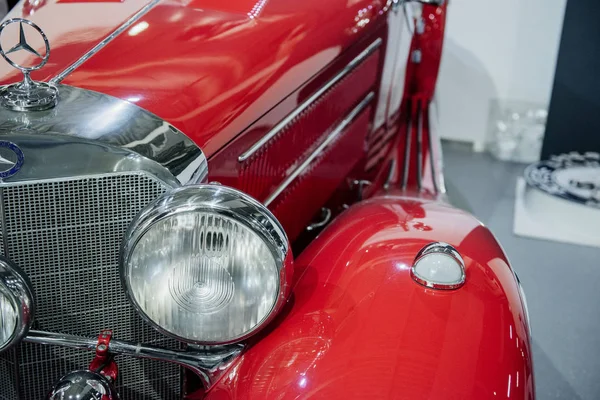 Sinsheim Oktober 2018 Technikmuseum Poliertes Rotes Luxusauto Retro Stil — Stockfoto