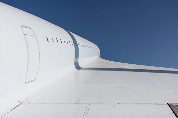 Sinsheim Germany October 2018 Technik Museum Right Wing White Airplane — Stock Photo, Image