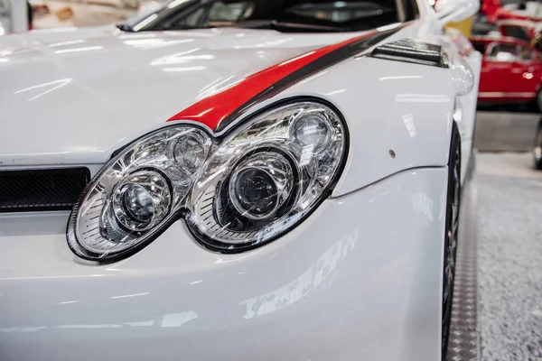 Sinsheim Allemagne Octobre 2018 Musée Technik Voiture Sport Capturée Avant — Photo