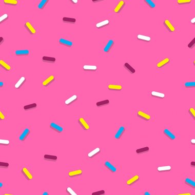 Pembe çörek sır ile Seamless Modeli 