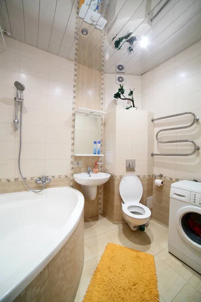 İç modern Avrupa duş Stok Fotoğraf