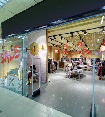 güzel Avrupa mağaza pencere