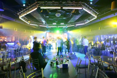 güzel bir Avrupa gece kulübü iç