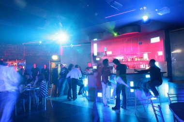 güzel bir Avrupa gece kulübü iç