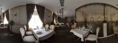 parlak renklerde Avrupa Restoran
