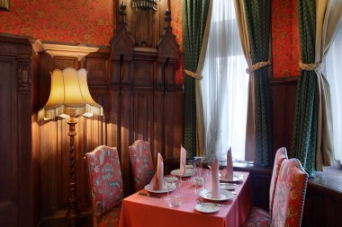 parlak renklerde Avrupa Restoran