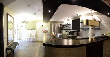 parlak renklerde Avrupa Restoran