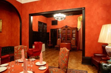 parlak renklerde Avrupa Restoran