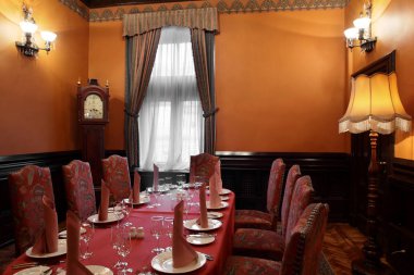 parlak renklerde Avrupa Restoran