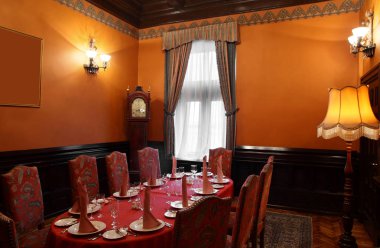 parlak renklerde Avrupa Restoran