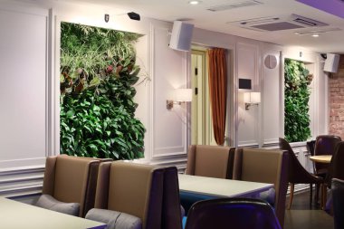 parlak renklerde Avrupa Restoran