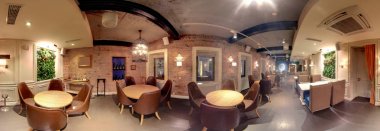 parlak renklerde Avrupa Restoran