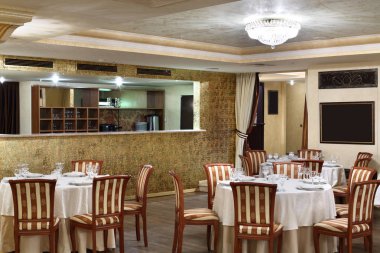 parlak renklerde Avrupa Restoran